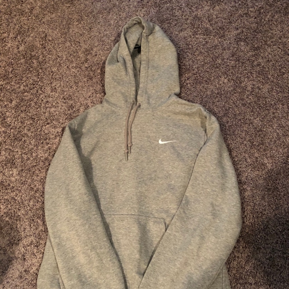 Heather grey, Nike hooded sweatshirt